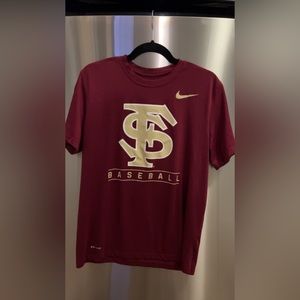 Men’s medium Nike Florida State Baseball Shirt Excellent Condition